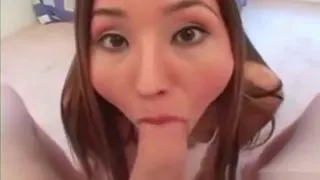 Asian amateur shows off her cute shaved pussy