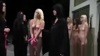 Playgirl gets her pussy drilled during stripper party