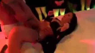 Frisky teens get totally crazy and stripped at hardcore part