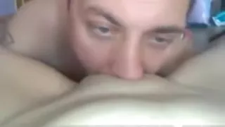 HornyAmateur Pussy eating POV closeup