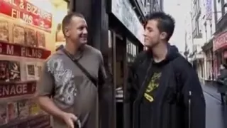 Young tourist in the Wallen, Amsterdam