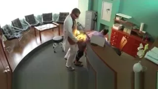 Security cam fucking in fake hospital