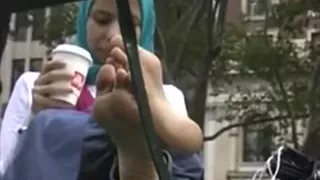 Hijab Toes Sexy Voyeur