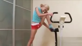 Drilling quim with a giant toy