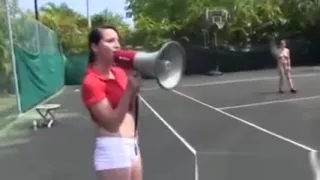 College teen pledges outdoors