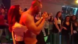 Clothed teens suck cock