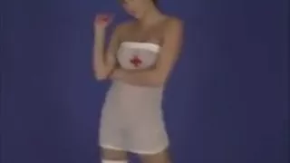 Sexy Nurse Doing A Striptease