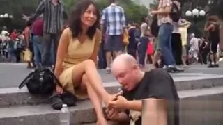 Public Foot Worship In New York City