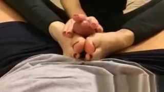 Date her on - The Best POV Virtual Footjob Ev