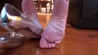 Mature Woman Dangling Her High Heels