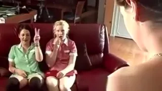 Aussie amateurs seek lesbian teacher for fun