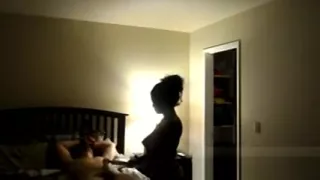 Ebony Housewife Playing With Her Husband