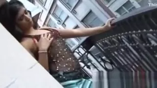 Horny brunette is regarding the prowl for cock