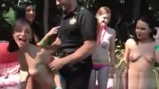 Hot brunette babes go crazy sucking