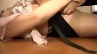 Elegant Oriental lady with sexy long legs is in need of a h