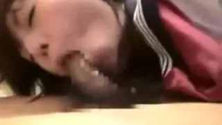 Slutty Oriental teen makes a fat dick burst with pleasure i