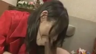 Charming Oriental milf makes a dick explode with pleasure i