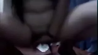 Cute asian student fingers her pussy