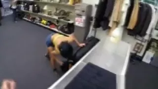 Cute asian pawns her twat and pounded by horny pawn man