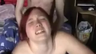 Struck Busty Redhead Girl Getting Pumping From Behind