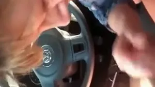 Wife Gives A Head In The Car