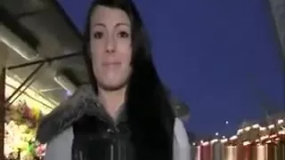 Hot Brunette Gets Fucked In Fairground