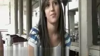 April _ Amateur Babe Flashing Her Tits And Acting Naughty