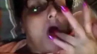 Naughty Grandma Masturbating