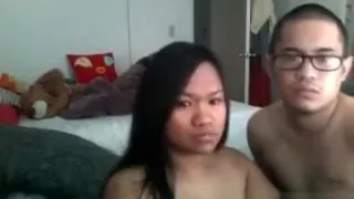 Cute Asian Brunette Babe Shows Her Body