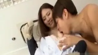 Asian Teenie Gets Tit Licked