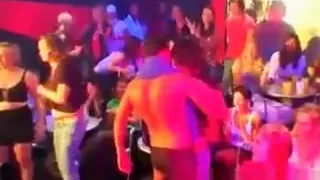 Stripper Dancing At Cfnm Orgy