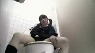 Solo Asian Girl Hidden Cam Toilet Room Orgasm