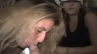 Blonde Crack Whore Slurping On Dick Point Of View