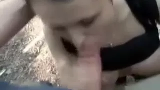 Busty Teen Babe Gets Horny Sucking