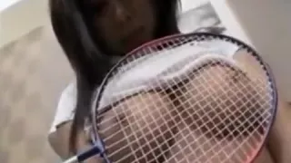 Athletic Oriental Chick In White Panties Shows Off Her Perk