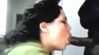 Bright Brunette Whore Drawing On The Large Black Penis