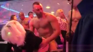 Clothed Milf Swallows Cum