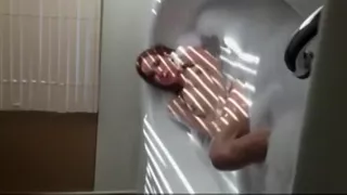 Sensual Young Chick Loves To Take Naughty Topless Bubble Ba