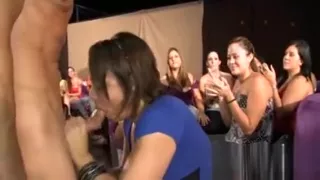 Horny Darlings Are Deligthing Stud With Oral Stimulation