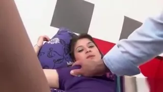 Cute Latina Babe Goes Crazy Riding