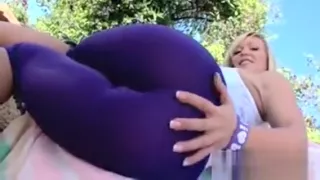 Hot Blonde Milf With Big Ass Goes Crazy