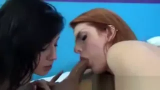 Foursome With Bigass Redhead And Brunette 2