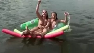 Brunette Lesbians Get Horny Making Out