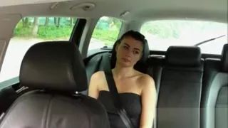 Brunette With Nice Pair Of Tits Fucking In Fake Taxi