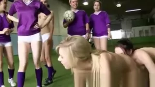 Naked Teens Play Soccer