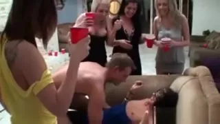 College Teens Playing Sex Games And Fucking At Orgy Party