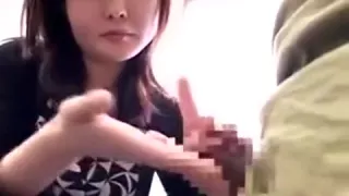 Lucky Asian Guy Has Two Sweet Chicks Working Their Hands On