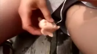 Sensual Young Bimbo Gets Wet In The Shower And Gets Naughty