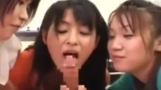 Asian Teen Working Dick In Public