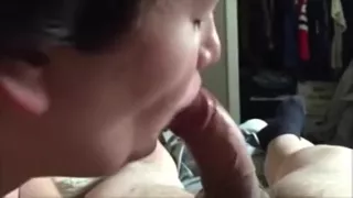 Pigtailed Asian Girl Gives Pov Blowjob